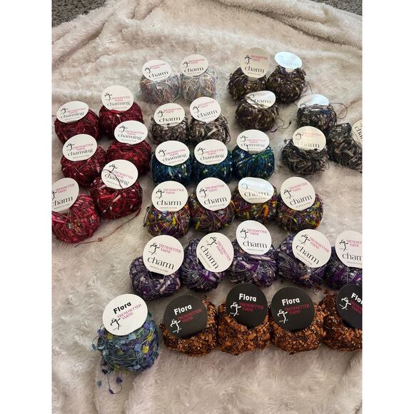 NEW Bundle lot of 33 trendsetter skeins yarns multiple colors - Picture 8 of 8